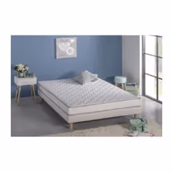 Description générale Le ensemble matelas et sommier KOYSI de DEKO DREAM et FINLANDEK est conçu pour offrir un confort de somm ...