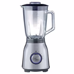 Continental Edison CEBL1000IN, Mélangeur de table, 1,5 L, 1000 W, Argent, Transparent