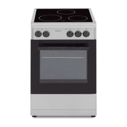 OCEANIC - Cuisiniere vitrocéramique 50 x 50 cm, four convection naturelle, four 48L silver