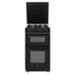 Cuisinière gaz CONTINENTAL EDISON CECDF5060B3 -  4 feux - noir - L50 xP60 x H90 cm