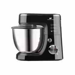 Robot pâtissier Noir- Capacité 4,3 L - 800W - 10 vitesses de rotation - fonction pulse - 3 accessoires + un blender en verre  ...