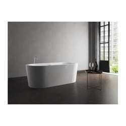 Les Tendances - oceanic Baignoire ilot Isla - L.170 x I.80 x H.58 cm - En acrylique - Bonde poussoir - Blanc