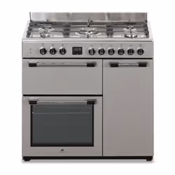 Description générale La cuisinière piano gaz CONTINENTAL EDISON CECP903FIX allie performance et élégance. Avec ses 3 fours él ...