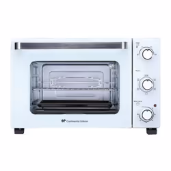 Description générale Minifour électrique CONTINENTAL EDISON CEMF35W de 35 L, offrant une puissance de 1500 W et conçu avec un ...