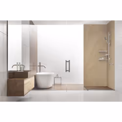 Rénovation rapide pour salle de bain Recoupables et pliables, les panneaux VIPANEL s’adaptent à toutes les configurations de  ...
