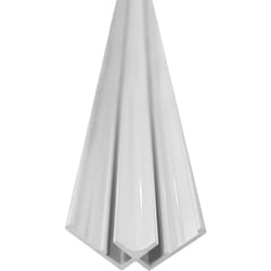 Profilé angle 90° intérieur 255 cm pour panneau vipanel 3 mm - Blanc