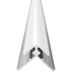 Roth - Profilé angle 90° extérieur pour panneau vipanel 3 mm - Blanc, hauteur 120 cm