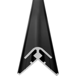 Roth - Profilé angle 90° extérieur pour panneau vipanel 3 mm - Noir, hauteur 120 cm