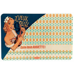 Sans Marque - Set pvc de table Rectangulaire - J'veux du soleil