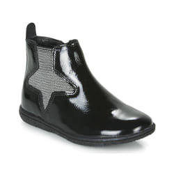 Kickers Boots Cuir Vermillon
