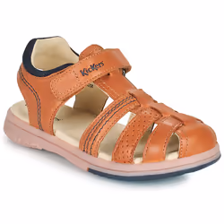 Kickers Sandales Cuir Platinium