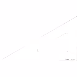 Equerre - MINERVA - 60° - Bord Droit - 20cm - Qualité optique et haute résistance - Transparent