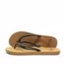 Tongs Femme - Roxy - Costas - Lanières en cuir synthétique - Noir
