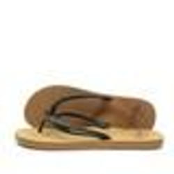 Tongs Femme - Roxy - Costas - Lanières en cuir synthétique - Noir