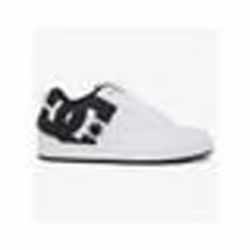 Baskets - DC Shoes - COURT GRAFFIK - Cuir Blanc Noir - Lacets - Confort Optimal
