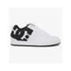 Baskets - DC Shoes - COURT GRAFFIK - Cuir Blanc Noir - Lacets - Confort Optimal