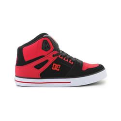 Bottes Dc Pure High Top Cuir Rouge
