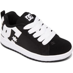 Baskets enfant DC Shoes Court Graffik - noir - 31 - Cuir - Homme - Plat - Lacets