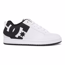 Sneakers Court Graffik Cuir Blanc