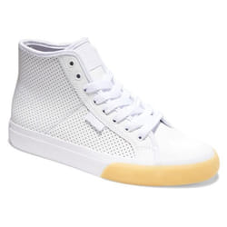 Chaussures Montantes - DC SHOES - Manual Hi - Cuir - Femme - EU 43 - Blanc