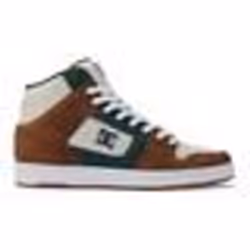Baskets Manteca 4 Hi S en daim cuir pour unisexe - DC SHOES - Brun beige - Lacets - Plat - Adulte