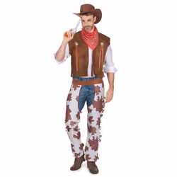 Déguisement CowBoy homme M (40/42) - JADEO - Intérieur - Adulte - Marron - Homme