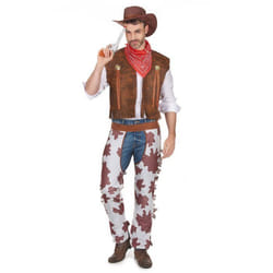 Déguisement CowBoy homme M (40/42) - JADEO - Intérieur - Adulte - Marron - Homme