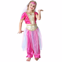 Déguisement danseuse orientale rose fille Jadeo Multicolore - Jadeo - 4/6 ans