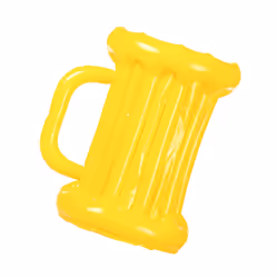 JADEO 521FT01 flotteur de plage et de piscine Jaune Monochromatique Plastique Porte-gobelets flottant