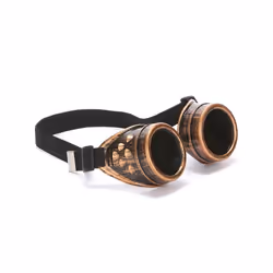 Lunettes daviateur steampunk en cuivre - NO NAME - Accessoire de déguisement - Adulte
