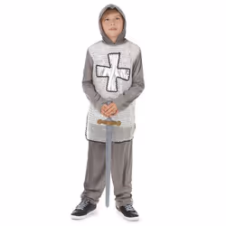 Déguisement chevalier gris garçon - JADEO - Multicolore - Taille 4/6 ans