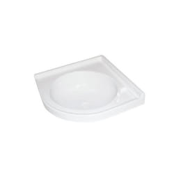 Vasque blanche dangle 420x420x118mm pour caravane et camping-car