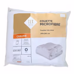 Carrefour 3613866680995 duvet 1 pièce(s) Polyester 260 x 240 cm