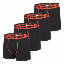 Lot de 4 Boxers garçon coton Rouge