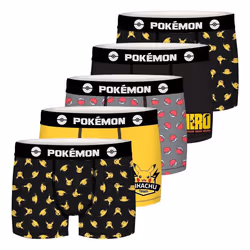 Lot de 5 Boxers coton garçon Pokemon