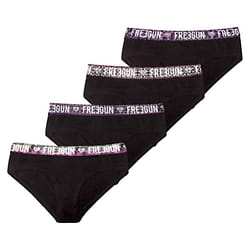 Lot de 4 Boxers coton fille Uni