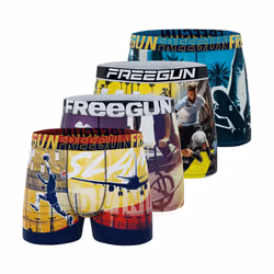 Lot de 4 boxers enfant  Street Sport