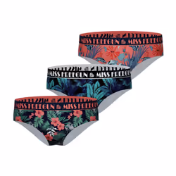 Lot de 3 culottes fille Tropical Flower