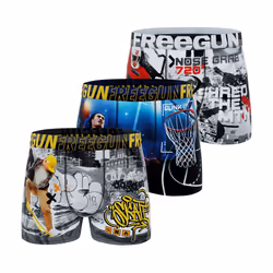 Lot de 3 boxers enfant Winter Sport