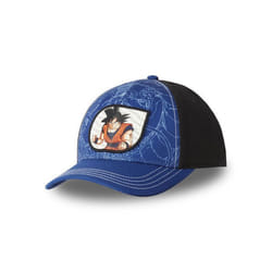 Freegun Casquette Dragon Ball Z Goku Homme - Baseball - Bleu  Noir  Blanc - Visière Arrondie