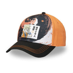 Freegun Casquette Dragon Ball Z Goku Homme - Baseball - Noir  Orange  Blanc - Visière Arrondie