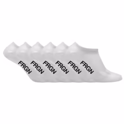 Lot de 6 paires de chaussettes tiges courtes homme Freegun blanc
