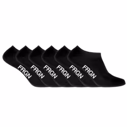Lot de 6 paires de chaussettes tiges courtes homme Freegun noir