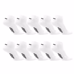 Lot de 10 Paires de Chaussettes Quarter Homme