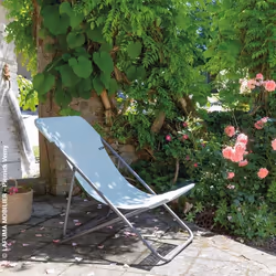 LAFUMA Chaise longue Maxitransat Batyline tilleul