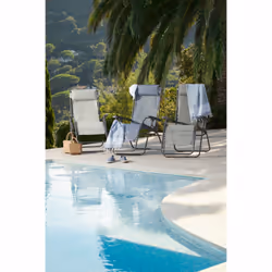 Carrefour 3614210077829 chaise d'extérieur Terrace Siège rigide Dossier rigide Beige - Vue supplémentaire 4
