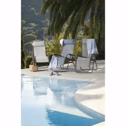 Carrefour 3614210077829 chaise d'extérieur Terrace Siège rigide Dossier rigide Beige - Vue supplémentaire 5