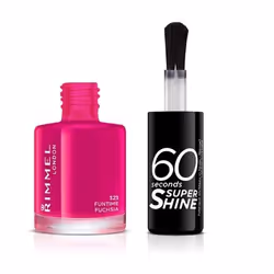 Rimmel 60 Seconds Super Shine 323 Funtime Fuschia 8ml - Vue supplémentaire 2