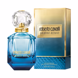 Roberto Cavalli Paradiso Azzurro, Femmes, Été, 75 ml, Flacon non réutilisable, Bergamote, Lavande, Jasmin