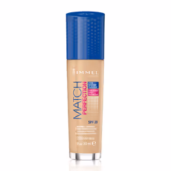 Rimmel Match Perfection Soft Beige 200 30ml, Flacon pompe, Liquide, Tous types de peau, Hydratant, Protection, Lissage, Moyen ...